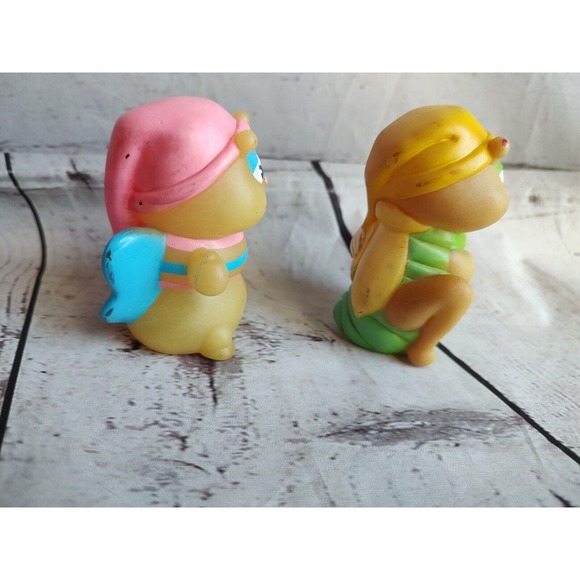 1986 Hasbro Playskool Finger Puppet Glo Worm Glo Friends Lot 2 - Picture 4 of 9